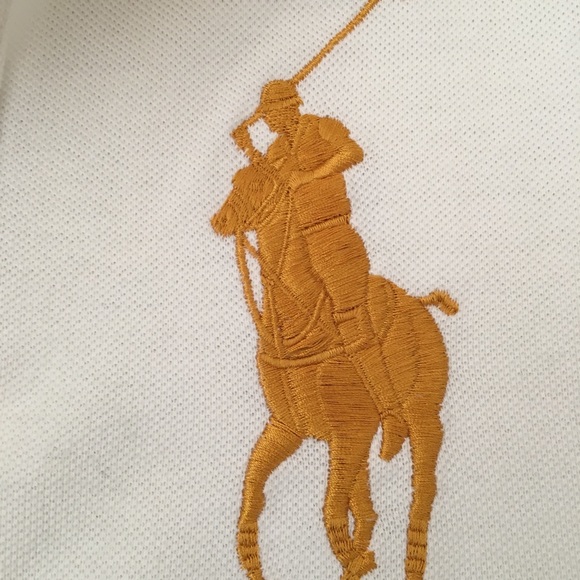 Off white Authentic Polo Ralph Lauren Tee - Picture 5 of 5